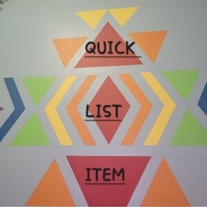 Quick List